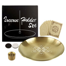 Edelstahl-Aroma-Räucherstäbchen-Set für-Metatron-Stahlscheibe