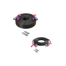 CCTV Camera Cable BNC Video Power Cord 16ft and 100ft for DVR Security Systems Indoor Outdoor