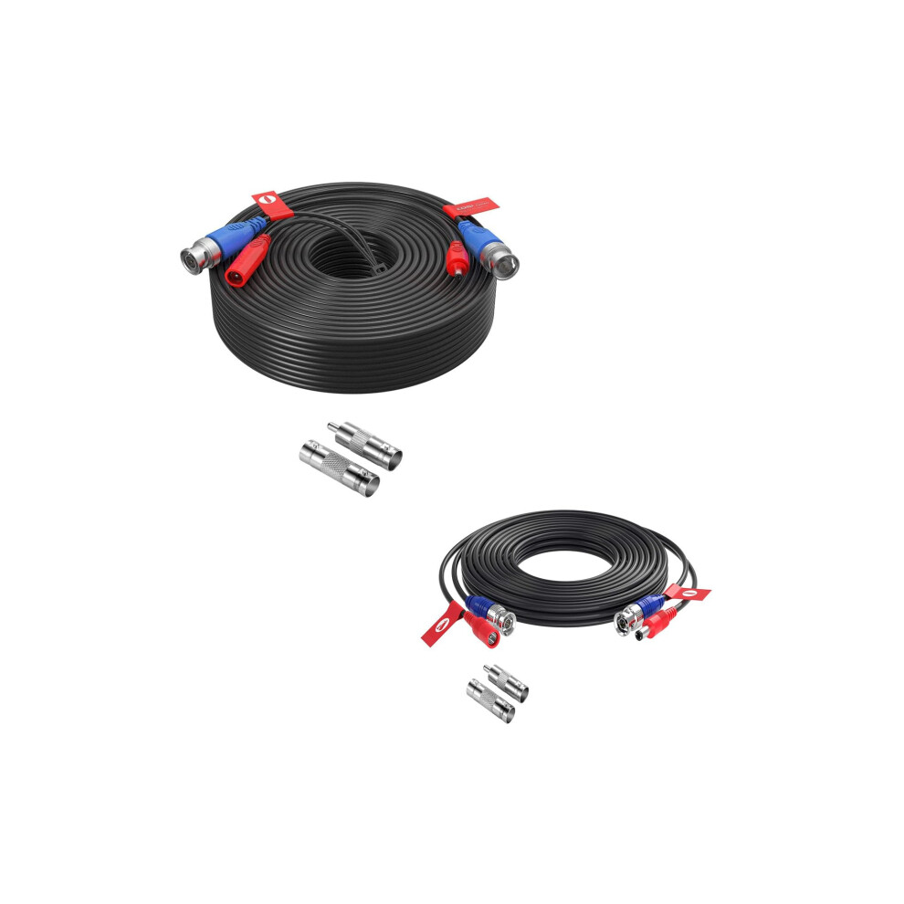 Cctv Camera Cable Bnc Video Power Cord 16Ft And 100Ft For Dvr Security Systems Indoor Outdoor 9455672883146