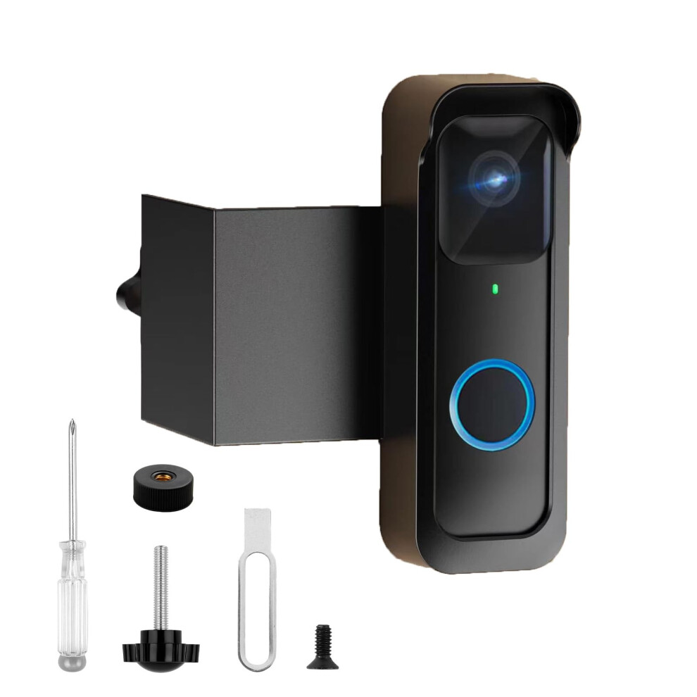 Antitheft Nodrill Adjustable Bracket Mount For Blink Video Doorbell 1St Gen For Apartment Doors 9455672883160