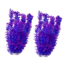 2lots Artificial Silk And Plastic Water-Big blue and grape