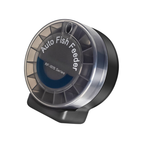 Automatische feeder voor aquariums met dagschema en
