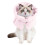 Anti Licking Protecting Collar Cats Regulable-M Pink 1