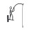 Blumentopfhalter, handgefertigter Wandhalter aus Eisen in-A 1