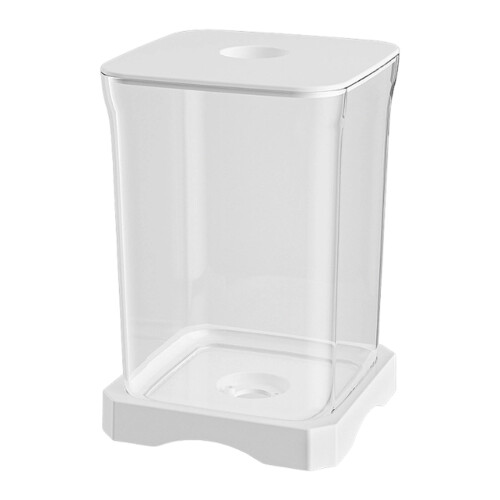 Elegant Transparents Bettas Container Space-White Basic model