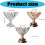 Decorative Bowl Crystal Glass Fruit Bowl Modern Serving Bowl-A 4