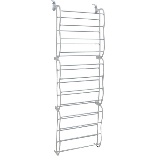White 12 Tier Door Hanging Shoe Rack