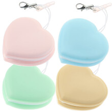 4Pcs Screen and Eyeglass Cleaning Cloth Scratch Microfiber with Keychain Rope
