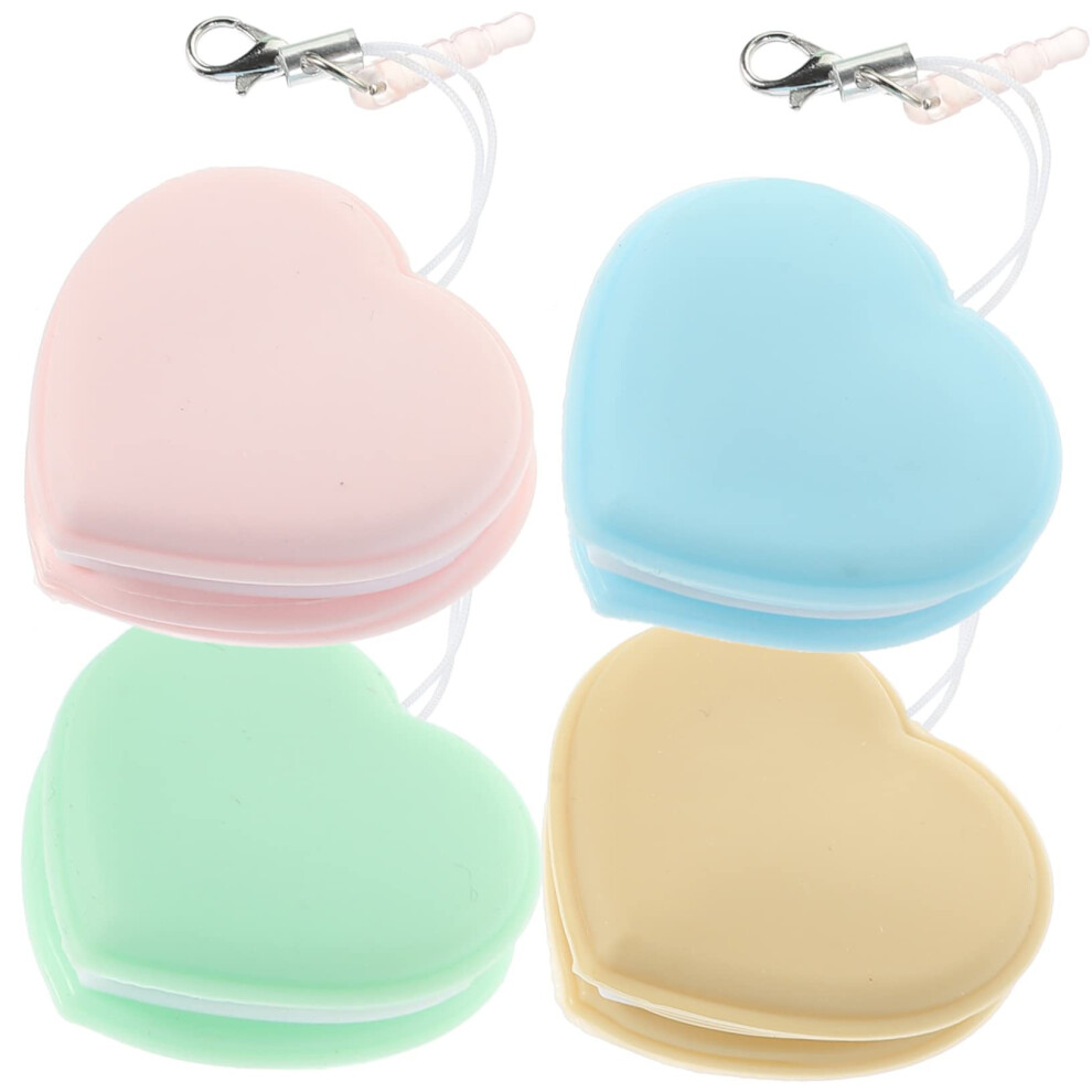 4Pcs Screen and Eyeglass Cleaning Cloth Scratch Microfiber with Keychain Rope
