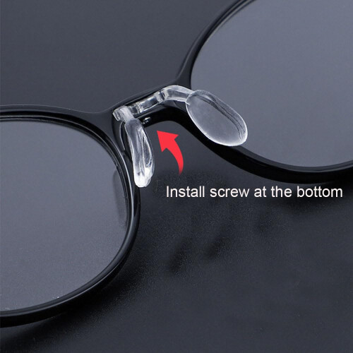Silicone Glasses Nose Pads Replacement Saddle Bridge for Eyeglass Frame 2