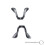 Silicone Glasses Nose Pads Replacement Saddle Bridge for Eyeglass Frame 5
