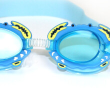Waterproof Kids Swim Goggles Anti-Fog Cartoon for Boys & Girls Lake Blue Crab