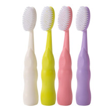 2Pack Extra Wide Soft Bristle Toothbrush for Adults with Large Head and Ergonomic AntiSlip Handle