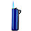 Butane Lighter Blue Windproof Straight Flame Adjustable Refillable Torch Durable Zinc Alloy 1