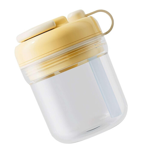 Portable 380ml Leakproof Ice Maker Water Bottle-Orange 1