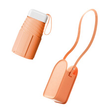 Convenient Unisex Portable Folding Umbrella For Beach-Orangered