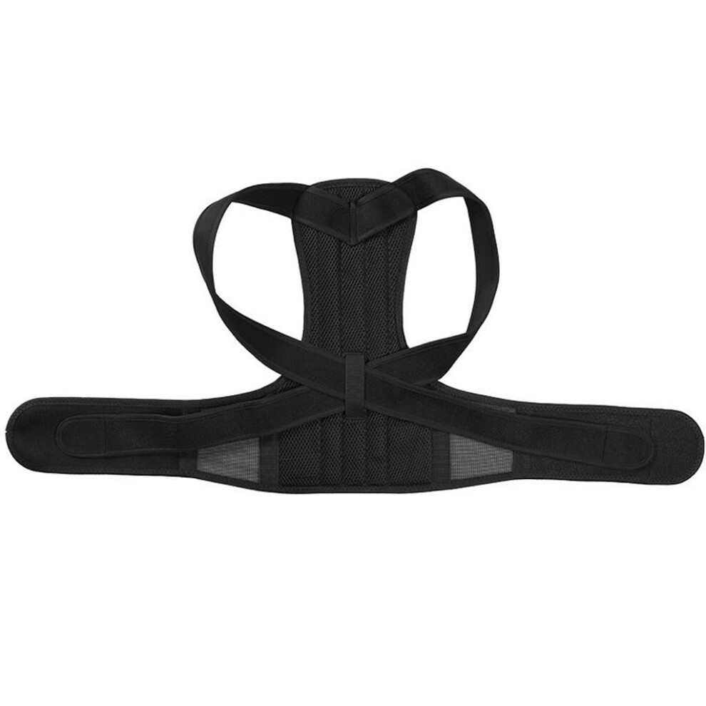 Posture Corrector Back Support Brace with Guided Shoulder Alignment, Breathable Medium Size