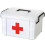 Transparente tragbare Erste-Hilfe-Box 20,5*15,5*13,5 cm Notfallset 2