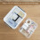 Transparente tragbare Erste-Hilfe-Box 20,5*15,5*13,5 cm Notfallset 5