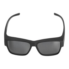 Oversized PC-Sonnenbrille zum Überziehen über die Brille UV-Schutz Schwarz