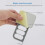 Heavy Duty 4 Hole Clothes Hanger Storage Hook Folding Adhesive Hanger Hook 7