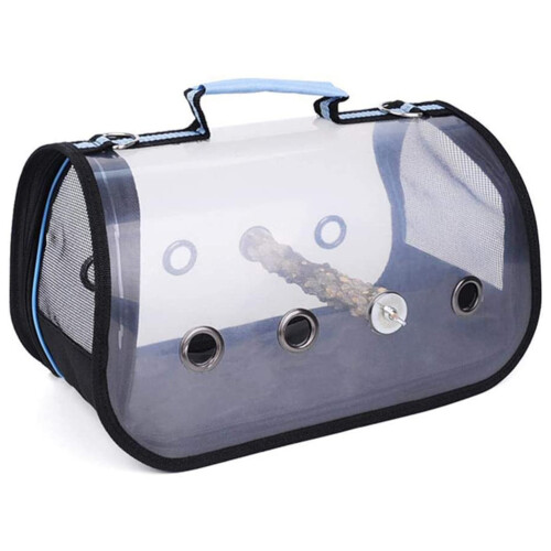 Transparent Bird Carrier for Small Pets