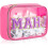 Stylish Visible PVC Makeup Bag Featuring Letter Design-rose red 1