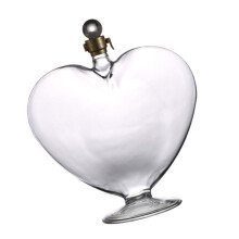 Romance Heart Shape Glassware Borosilicate Glass Liquor-500ml