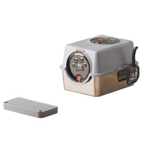 Modern Stainless Steel Cats Bathroom With Safe Lid Big Cats-4