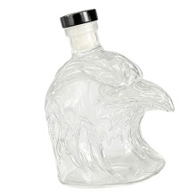 Artistic Bird Design Bourbon Soaking Bottle Wine Bottle For