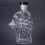 Artistic Wolf Head Decanter High Borosilicate Glass Wine Bottle 4