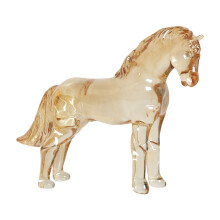 2026 Year Crystal Horse Figurine Modern Feng Shui-champagne