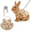 Rabbit Harnesses And Leashes Soft Cotton Vests-Green L 3