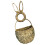 Decorative Seaweed Rabbits Wall Basket Handwoven Storage-S 1