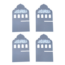 Acrylic Ramadans Date Holder,Eid Mubarak Table Decors-Clear 6