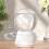 Artistic Upside Down Glass Globe Aromatherapies-Honey Peach 3