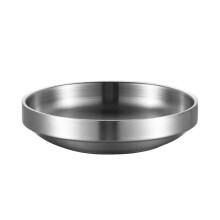 Stainless Steel Snacks Plate Kimchi Dish For Nut Fruits-L size