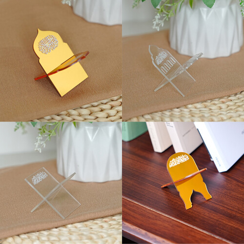 Acrylic Ramadans Date Holder,Eid Mubarak Table Decors-Clear 6 2