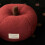 Flannel Covered Round Fruit Shape Throw Pillow-Yellow 25x20cm 3