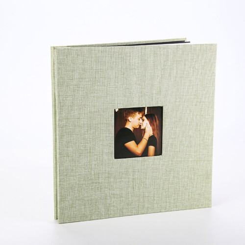Customizable DIY Memory Book With Plastic Film And-pink large 2