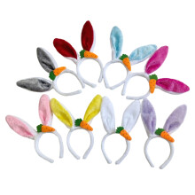 Easter Party Headband Plush Hare Ear Carrot Hairband For Kids-1