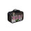 Printed Pattern Visible Cosmetic Pouch Big Space Holder-Black 1