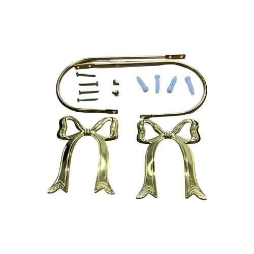 Decorative Metal complimentary hoop Tiebacks For Drapes And-A