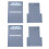 Ramadans Date Holders Acrylic Bismillah Islamic-Clear 5 1
