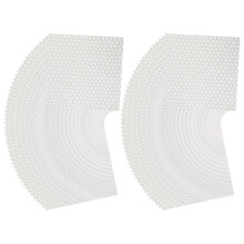 50/100 Stuks Dubbellaags Aluminiumfolie Burger-100 stuks