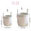Floral Printed Laundry Hamper With Thick Cotton Rope For-S 2 3
