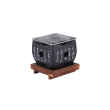 Elegant Engravings Charcoal Grills For Home Use-Xiaozhengfang