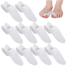 10PCS Bunion Corrector for Women with Toe Spacers, Comfortable Big Toe Separator for Overlapping Toes