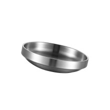 Modern Stainless Steel Small Plate For Appetizers-M size