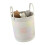 Floral Printed Laundry Hamper With Thick Cotton Rope For-S 3 1